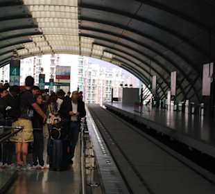 Der Einsteigebereich des Transrapid