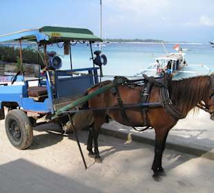 Transportmittel auf Gili Trawangan