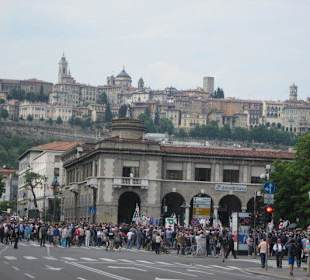 Europa - Wahlkampf in Bergamo