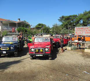 Sammelplatz nach der Wasserschlacht