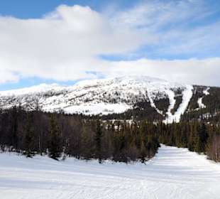 Die Abfahrtspisten in Gala