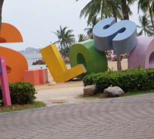 Blick auf den Strand