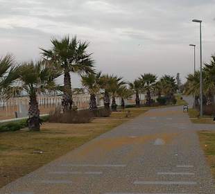 Die Streandpromenade von Evrenseki