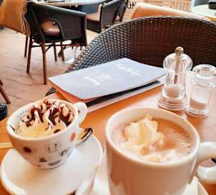 Affogato und heiße Schokolade 