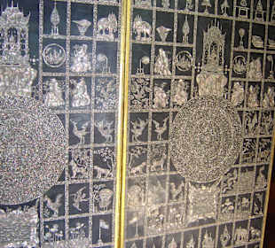 Fußsohlen des liegenden Buddahs