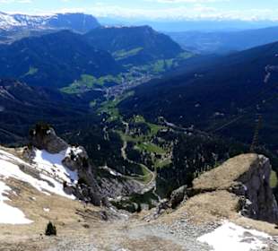 Tolle Ausblicke aber noch viel Schnee