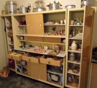 Im Museum verschiedene Küchen Epochen