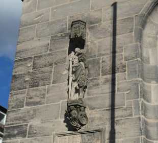 Der Hl. Christophorus an der Kirche St. Moriz