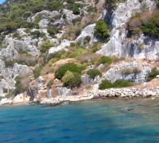 Kekova - versunkene Stadt im Mittelmeer