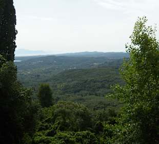 Vom Pantokrator einen super Ausblick über dire Ins