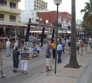 Fußgängerzone in Cala Millor