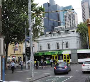 Mit  der City CircleTram in Melbourne unterwegs