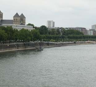 Blick von der Hohenzollernbrücke