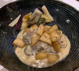 Menu im L´Auberge de Moresnet