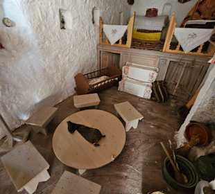 Farmhaus Wohn-Schlafzimmer