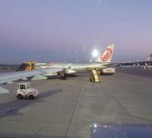 Abflug ab Wien mit Fly Niki