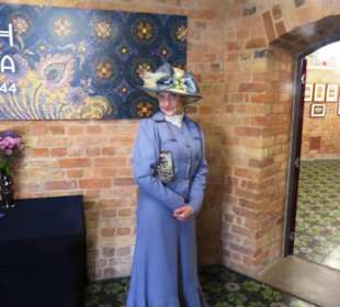 Aufsicht im Jugendstilmuseum