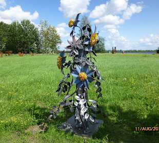 Kunstfigur für den Garten