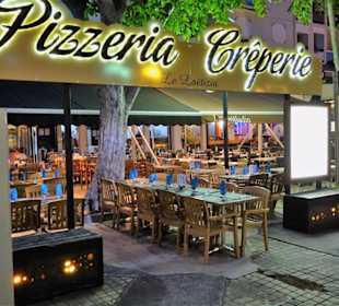 Das Restaurant am Abend