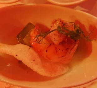 Teil vom Fünf Gänge Menü