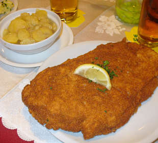 Cordon Bleu mit Kartoffelsalat