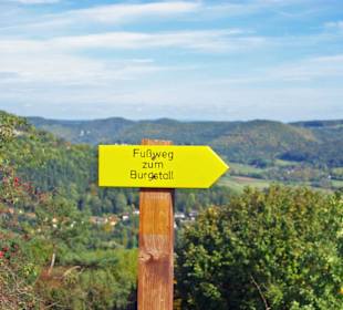 Ausschilderung führen genau dorthin