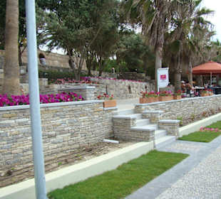 Auf der Promenade Richtung Side