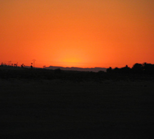 Kurz vor Sonnenaufgang