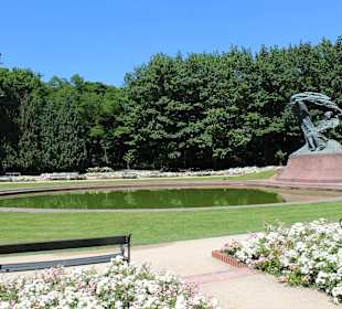 Łazienki królewskie, park