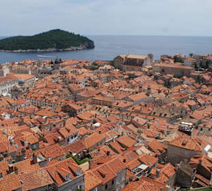 Blick von der Stadtmauer über die Altstadt