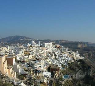Panorama a Santorini