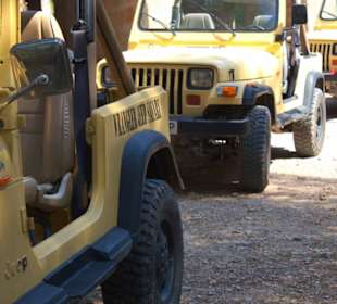 Close up von den Jeeps
