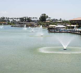 See und Springbrunnen