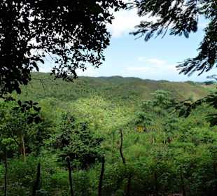 Vor dem Abstieg zum Saltos de Limon