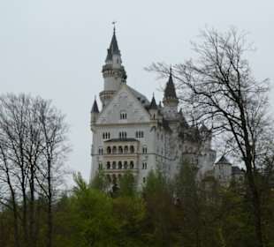 Blick auf das Schloss auf dem Weg dorthin