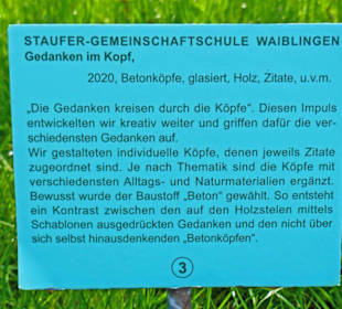 Infotafel zu den Werken der Jugend