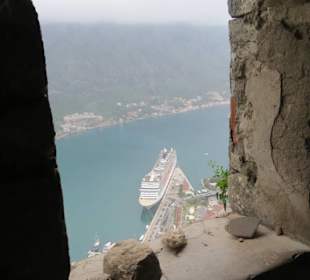 Burg in Kotor Montenegro