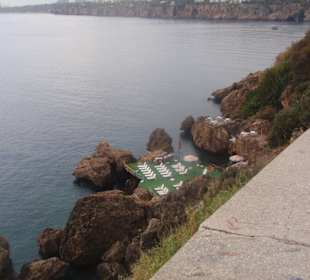 Uitzicht van het Karaaliogu Park in Antalya