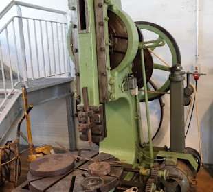 In der Werkstatt des Museum Kupfermühle Harrislee