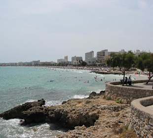 Blick auf die Bucht von Cala Millor