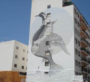 Hier ist auch die Bushaltestelle