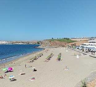Strand gehört aber nicht zum Hotel H10 Playa Meloneras Palac