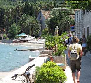Die Promenade von Lopud