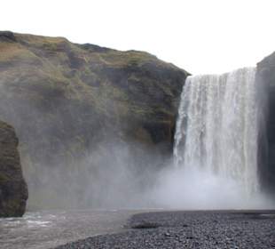 Skogafoss waterfall