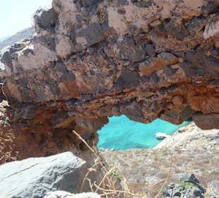 Gramvousa, widok z ruin twierdzy weneckiej