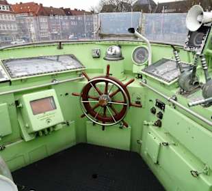 Der obere Leitstand des Rettungskreuzers