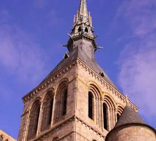 Mont Saint Michel- wieża sanktuarium