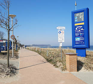 Strandpromenade Göhren auf Rügen