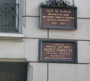 Kamienica przy ul. Książecej - tablica