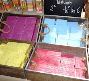 Seife aus Marseille auf dem Handwerkermarkt Cassis